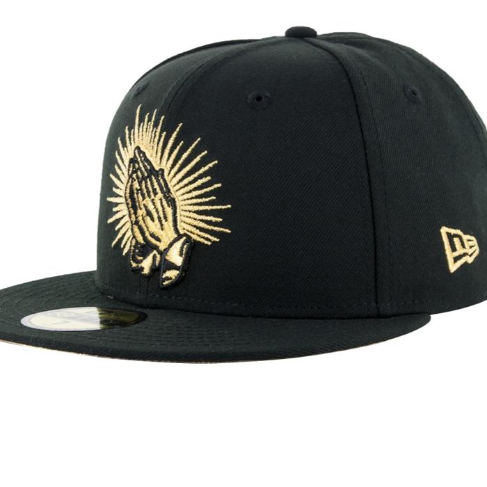 New Era 59Fifty praying hands not bapesta not supreme bape hypebeast