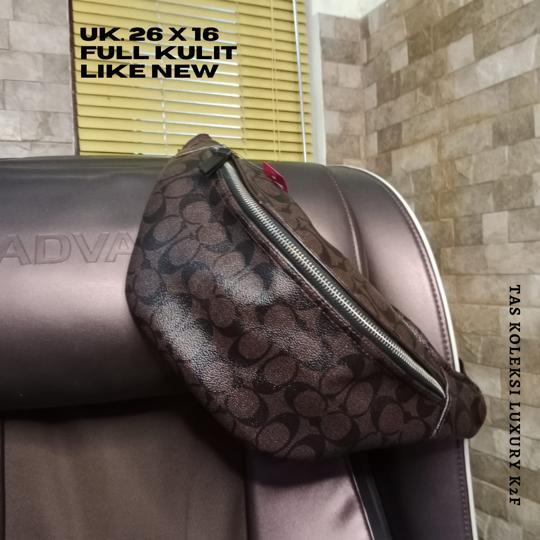 Waist bag/WB kulit preloved Coac**, mulus