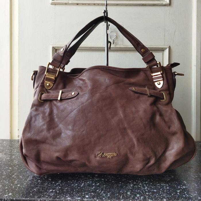 TAS PESTA TOP HANDEL KULIT ASLI WANITA MORGAN SECOND BRANDED IMPORT