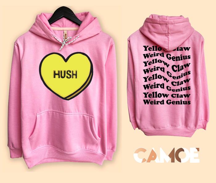 Jaket Hoodie Hush Yellow Claw Weird Genius Reza Arap