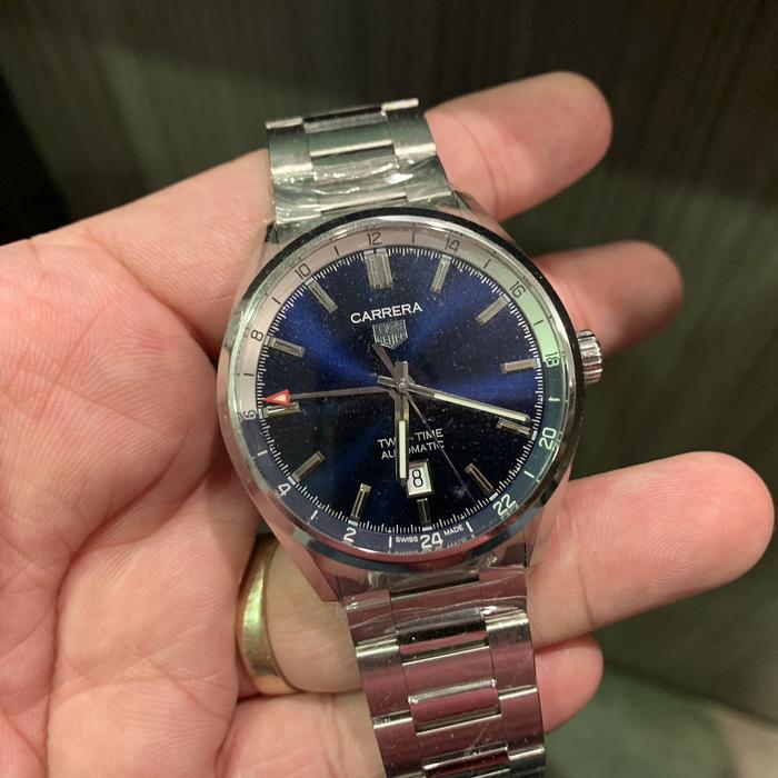 TAG Heuer Carrera Twin Time Cal 7 GMT Automatic 41 mm