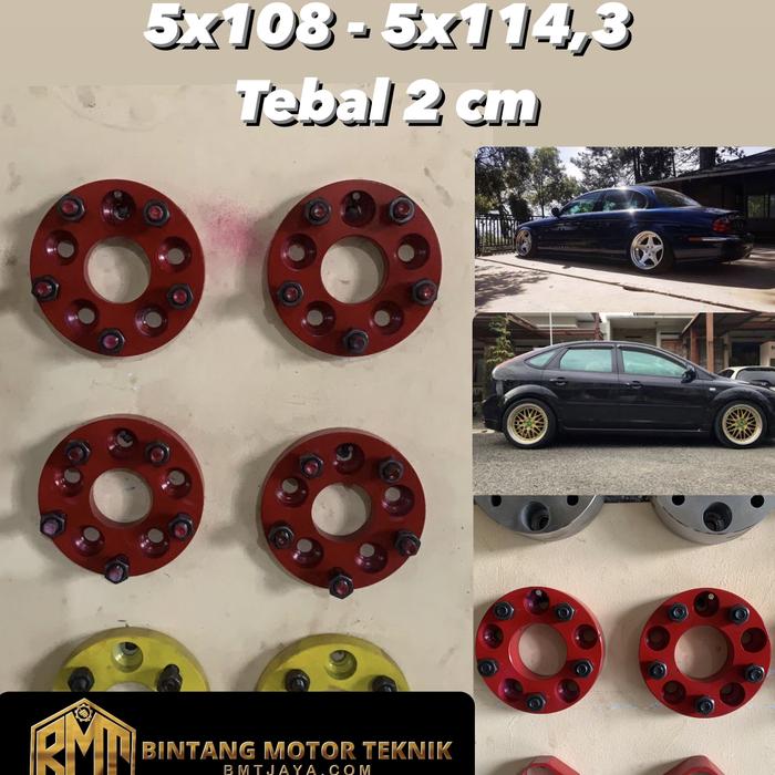 Adaptor velg mobil 5x108 ke 5x114,3