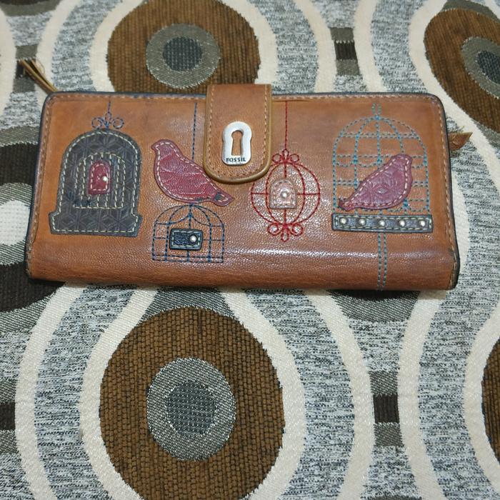 Dompet fossil vintage preloved