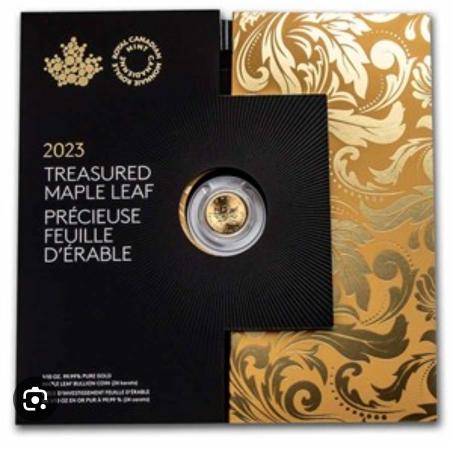 gold coin 24k maple canada 2023