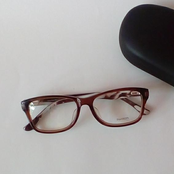 Frame Kacamata Swatch SW122 Brown white Original