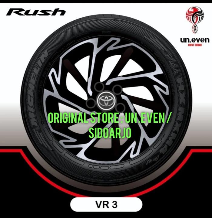 STICKER VELG TOYOTA RUSH TRD