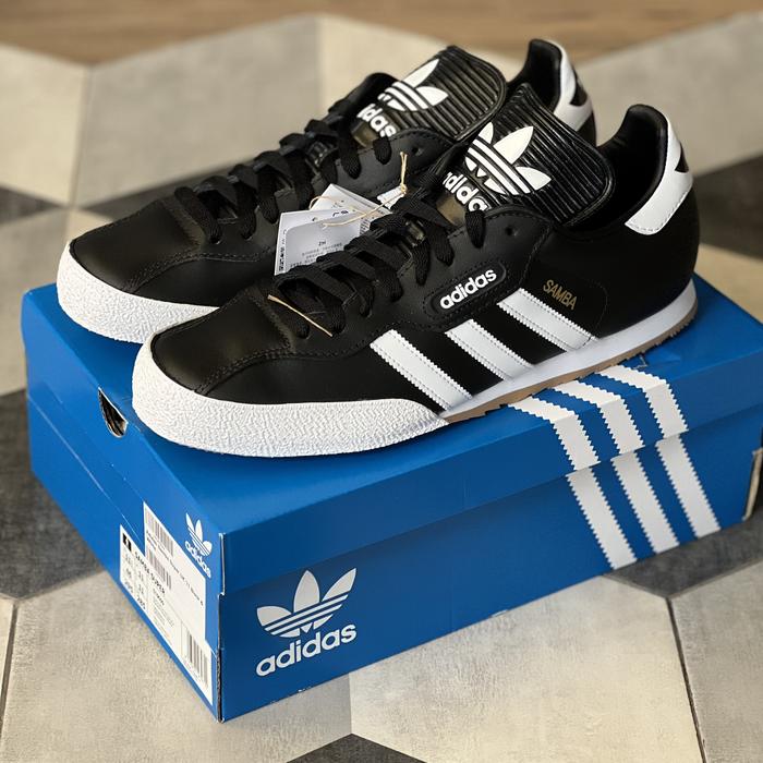 ADIDAS SAMBA SUPER BLACK WHITE