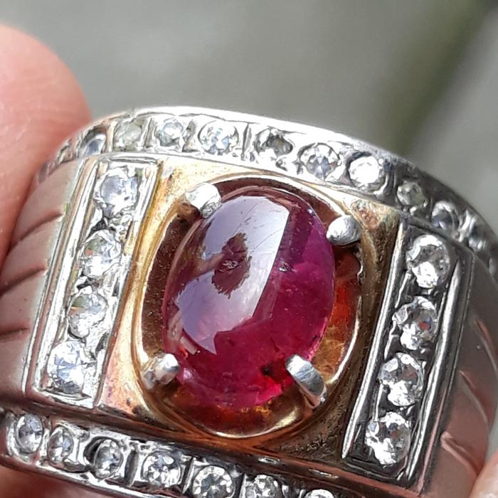 Natural Ruby NTE No Heat Heated (tanpa Ring) memo Skylab KGL