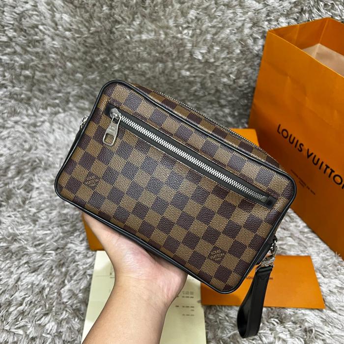 LOUIS VUITTON DAMIER KASAI CLUTCH ORIGINAL AUTHENTIC 100%
