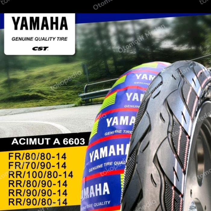 Ban luar tubless CST kemasan yamaha 100/80-14 original