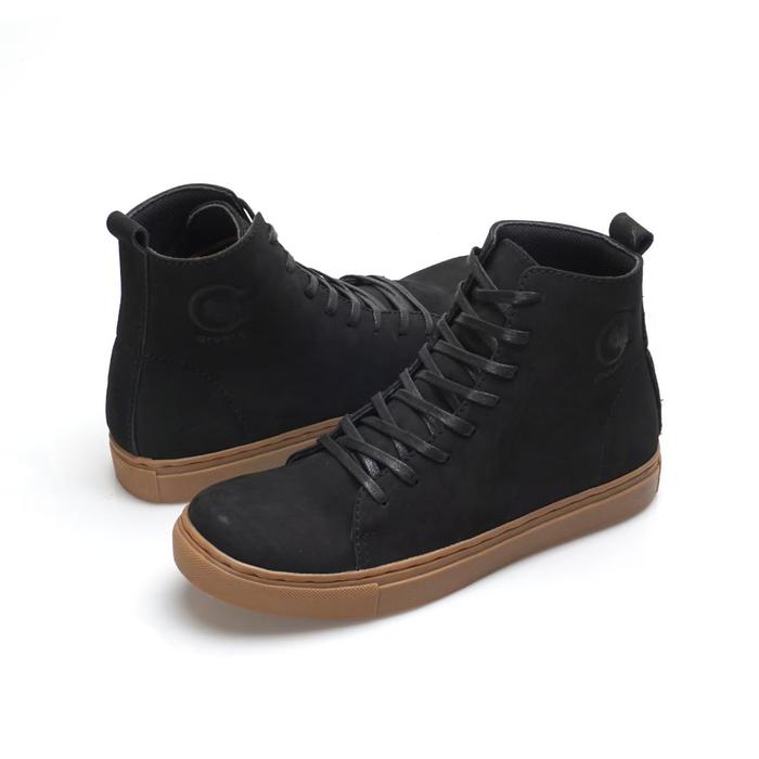 SEPATU PRIA BOOTS KULIT ASLI SAPI CH PIEDE ANDY BOGARD DARK ORIGINAL