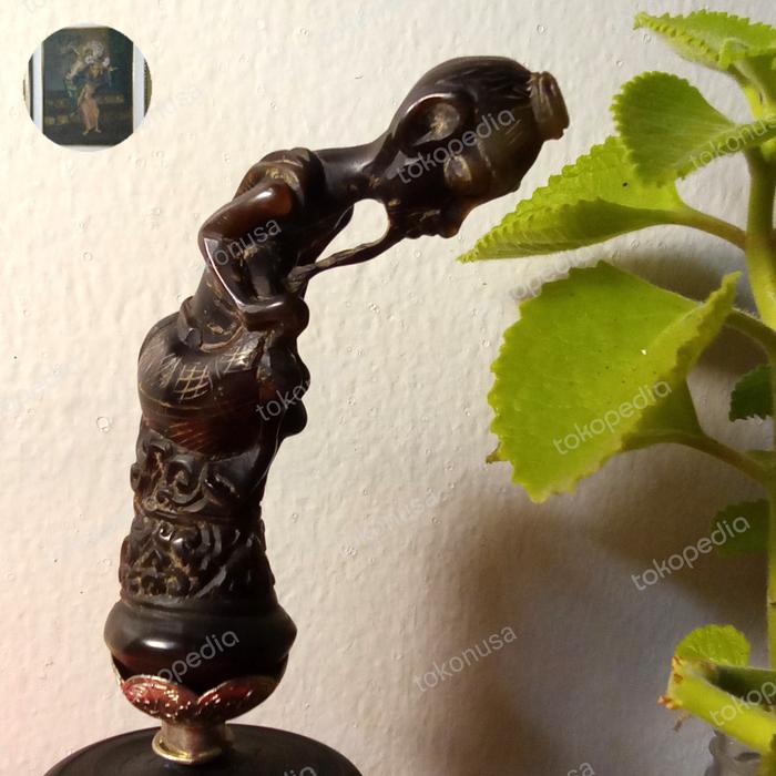 KERIS HILT/Danganan BALI-LOMBOK (bahan Tanduk Kerbau) Langka Lawasan
