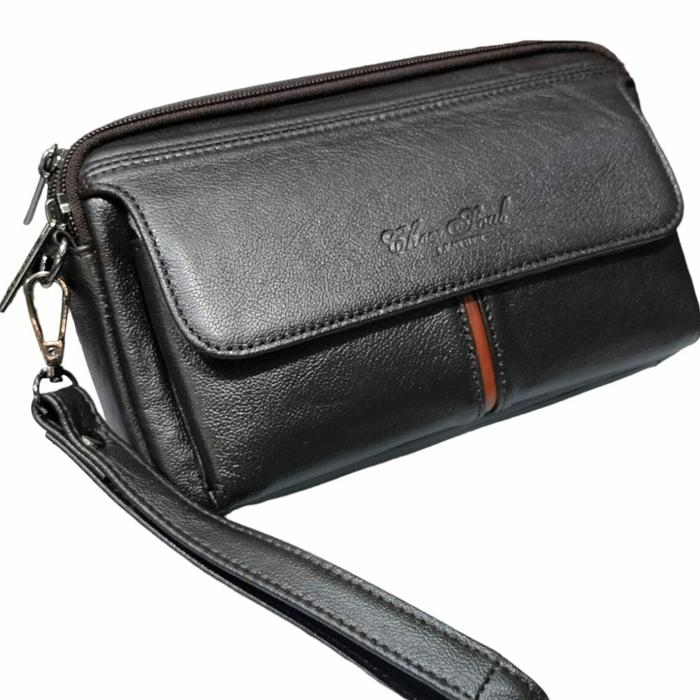 CLUTCH BAG WANITA KULIT ASLI /HANDBAG PRIA KULIT ASLI/ POUCH IMPOR