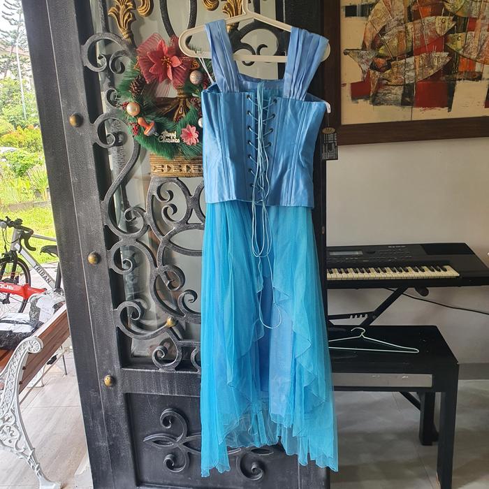 Gaun Biru laut/bridesmaid dress