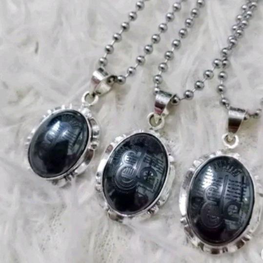 Liontin Kalung Batu Haditsin Hiriz Ainun Ali