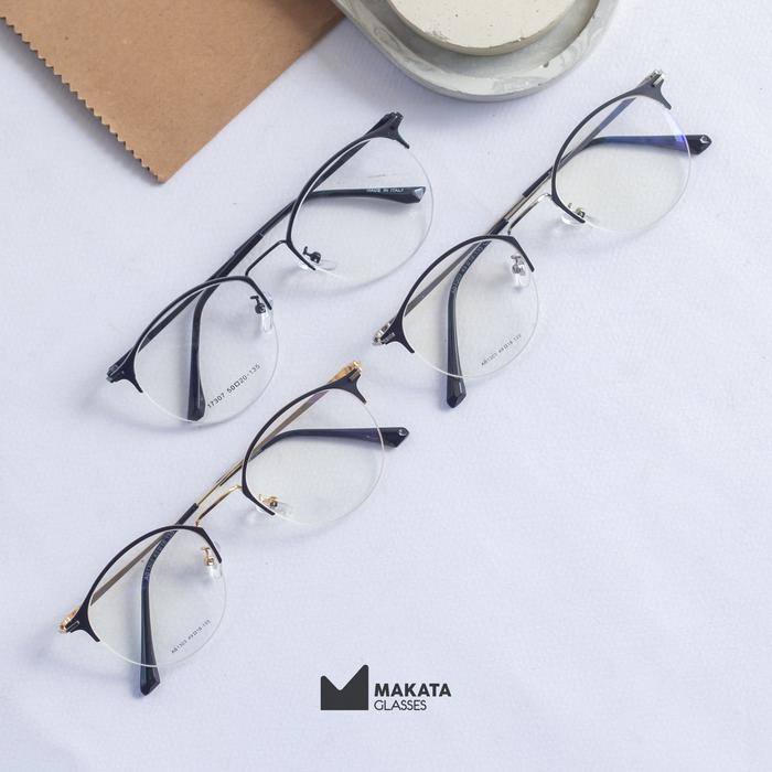 Kacamata Semi Bulat Frame Gantung - SAMALI 02