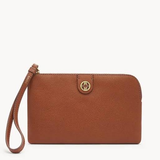 Sofia Zip Pouch Fossil Wristlet Dompet Wallet