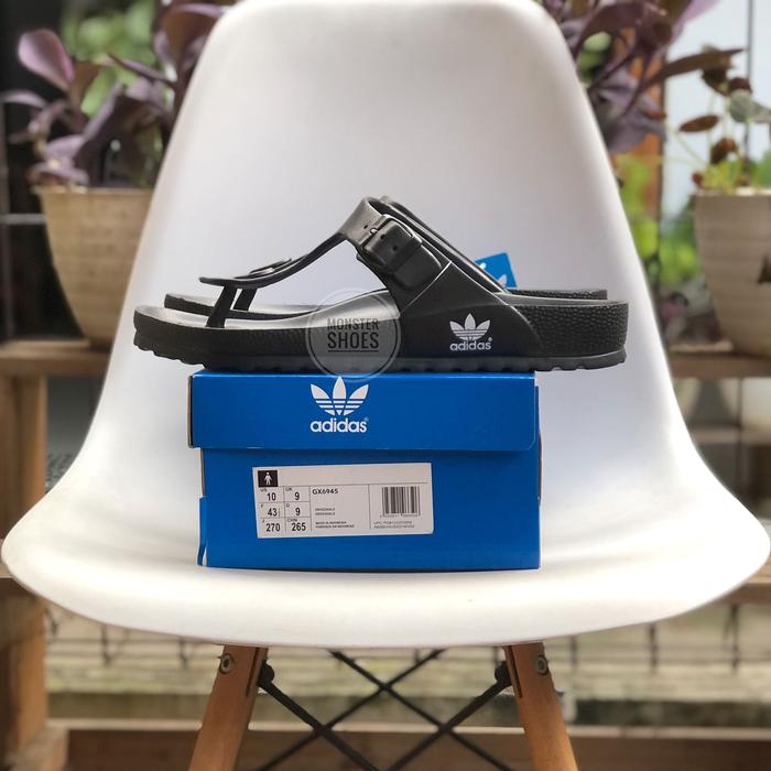 SANDAL SLIPPER PRIA ADIDAS HITAM ARTIKEL JEPIT