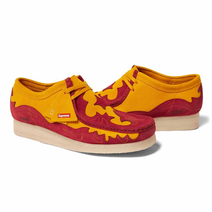 Supreme x Clarks Wallabee Western Cut Out "Gold"