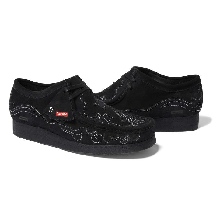 Supreme x Clarks Wallabee Western Cut Out "Black"