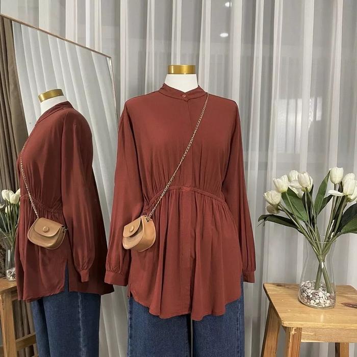 Kale Crinkle Blouse Serut