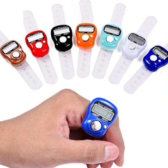 Finger Tally Counter SXH 5136 Counter Digital LED Alarm Per Mini JXN