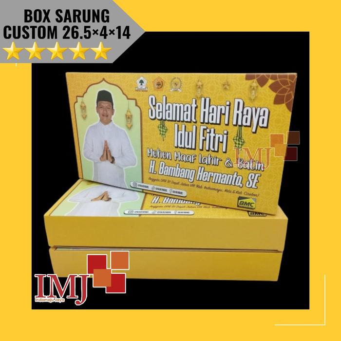 BOX PECI CUSTOM 26,5x14x4 KARDUS PECI BOX SARUNG 26,5×14×4 CUSTOM