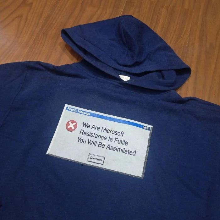 MICROSOFT WINDOWS Vintage Hoodie (Size L PxL 75*54 cm)