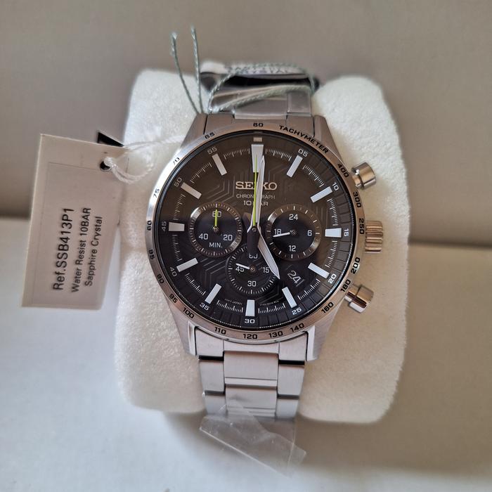 Seiko Jam Tangan Pria SSB413P1 quartz original