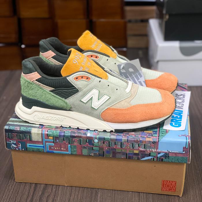 New Balance 998 x Ronnie Fieg x Frank Lloyd Broadacore City Apricot
