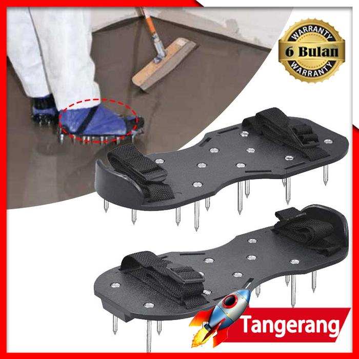 Floor Paint Spike Shoes Sepatu Duri Besi Cat Epoxy Sepatu Taman