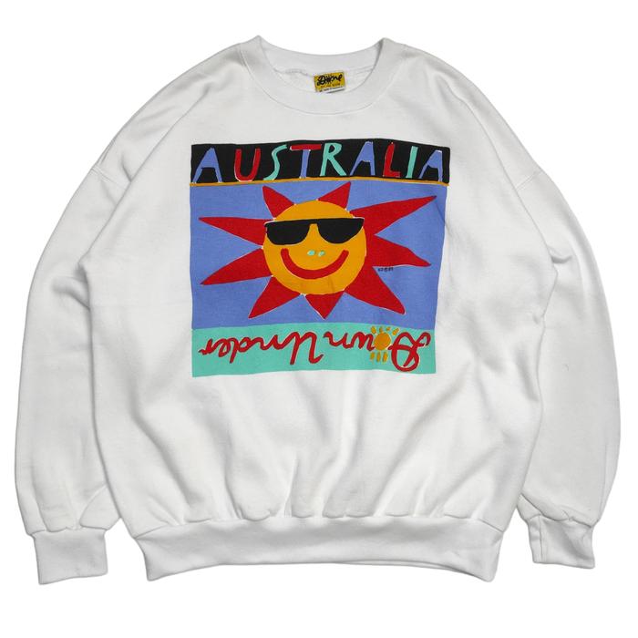 Crewneck Sweater Vintage 1989 Ken Done Australia Art Sweatshirt