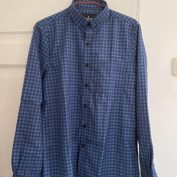 Kemeja Preppstudio Shirt / Kemeja Formal / Flannel Casual