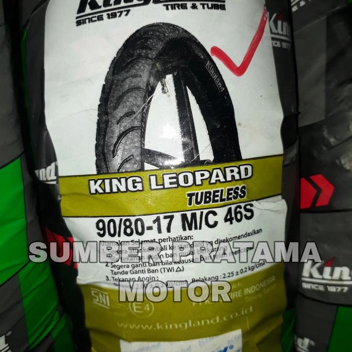 Ban tubeless kingland king leopard 90/80-17