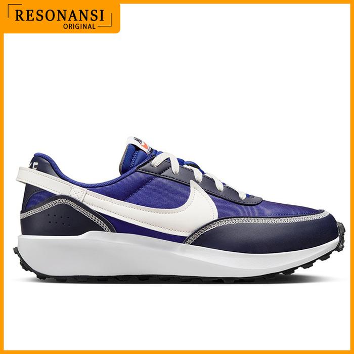SEPATU PRIA TERBARU NIKE ORIGINAL SNEAKERS WAFFLE DEBUT SE BIRU KEREN