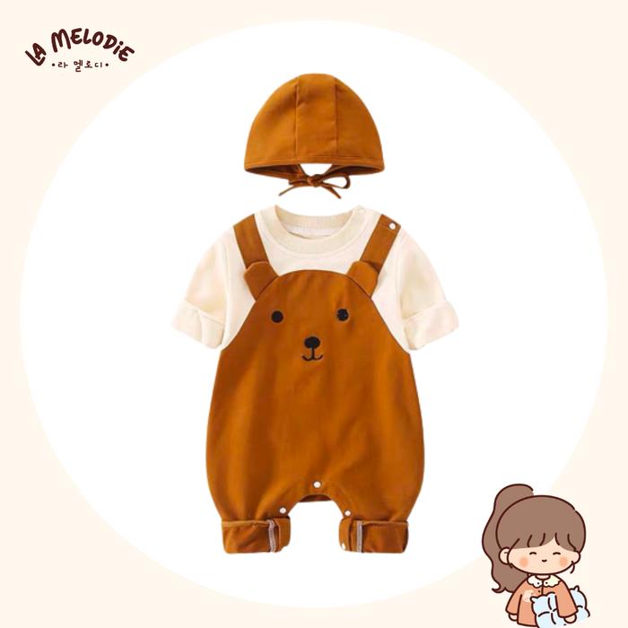 La Melodie Jumper Romper Newborn Bernard Bear [A61]