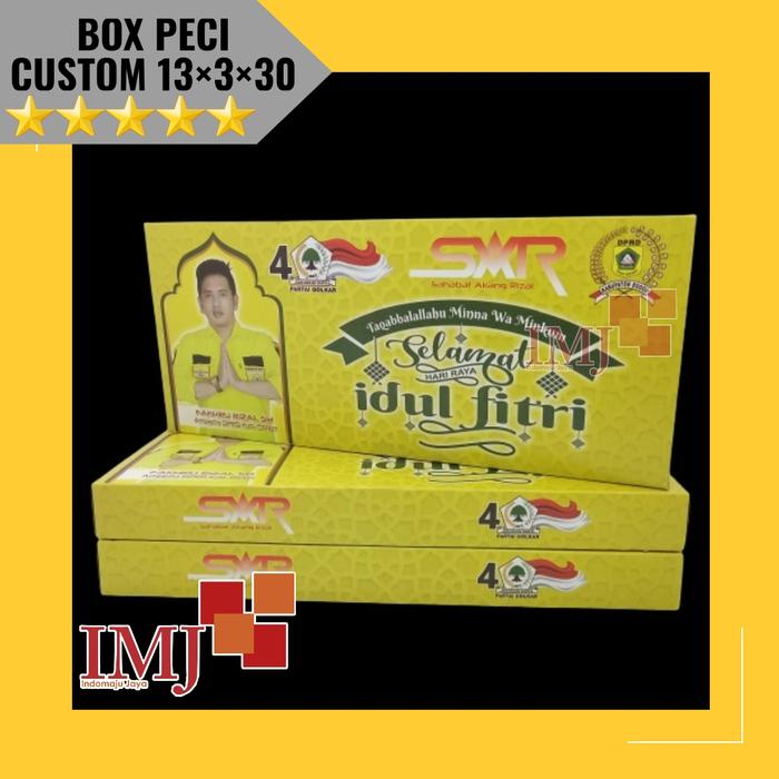 BOX PECI CUSTOM 13×3×30 KARDUS SONGKOK CUSTOM 13x3x30 DUS PECI CUSTOM