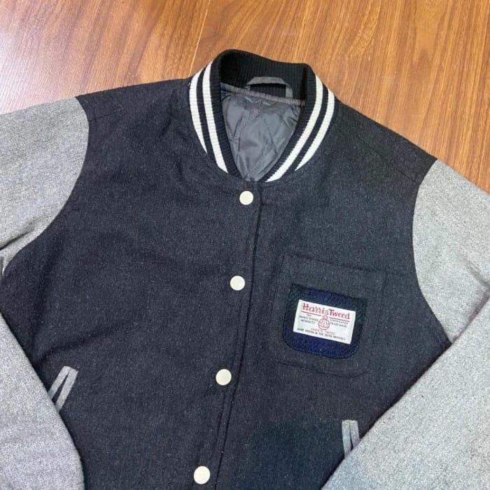 Varsity Jacket HARRIS TWEED vintage fit S 60 x 51