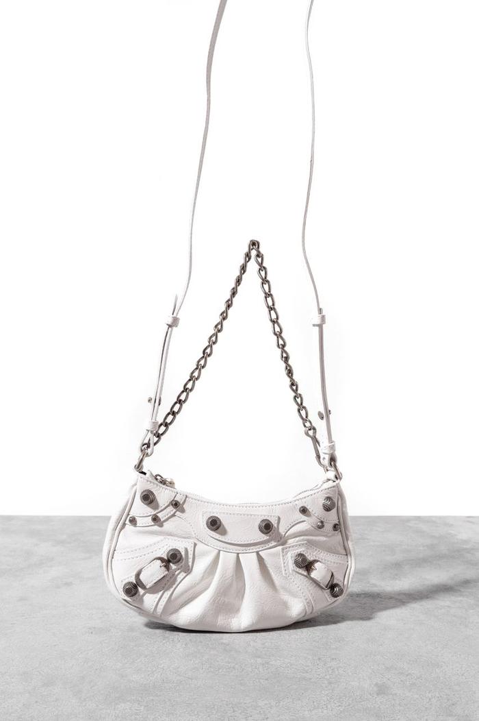 BALENCIAGA Le cagole mini shoulder bag White