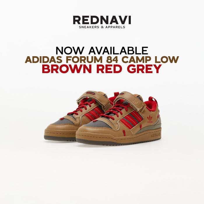 Adidas Forum 84 Camp Low Brown Red Grey Original