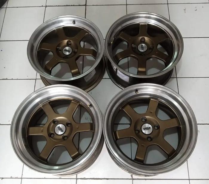 Velg Mobil Second Racing Te37 Celong Ring 16 Lebar 8/9 Pcd 4x100