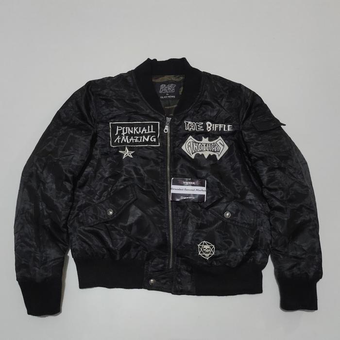 Glad News Patch Bomber Jacket