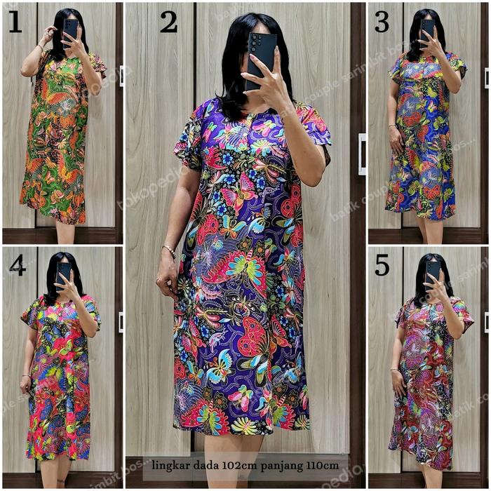 daster murah grosir batik longdress daster wanita terbaru