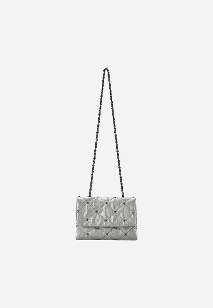 Kwani Lozenges Studded Bag Micro