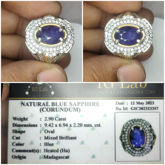 batu blue saphire