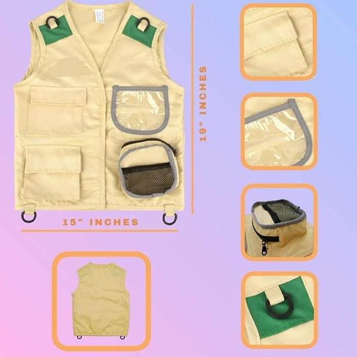 . KIDS SAFARI COSTUME EXPLORER ZOO KEEPER KOSTUM ANAK PROFESI