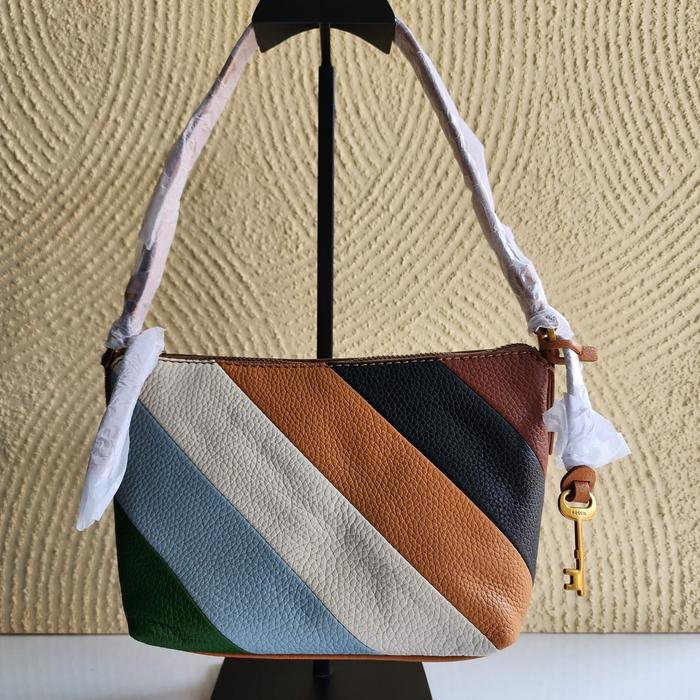 tasFossil Juliana Mini Hobo bag crossbody brown Patcwork
