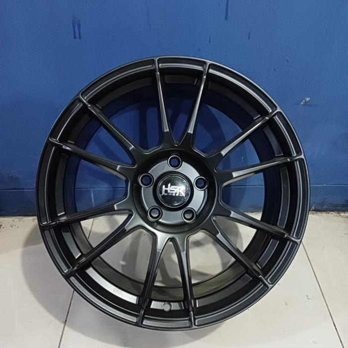 Pelek Racing - Velg Mobil Xpander Innova Crv R18 HSR SHIRO Black Dop