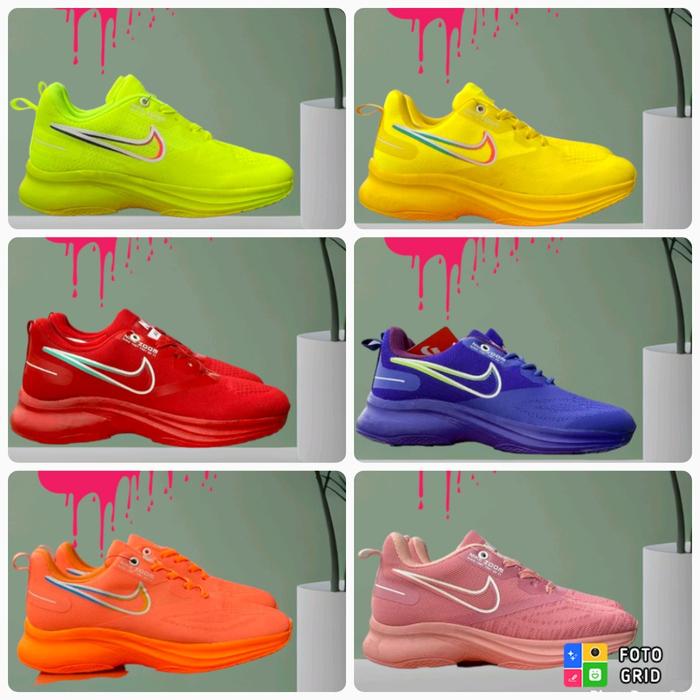 hijau stabilo sepatu cewek