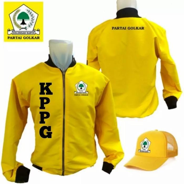 jaket bomber partai Golkar kuning jaket KPPG partai golkar